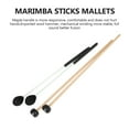 thumbnail image 3 of 2 Pairs Marimba Hammer Xylophone Mallets Instrument Accessories Yarn Music Rubber Child, 3 of 6