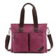 thumbnail image 1 of Maletín de lona para ordenador portátil para hombre, sencillo bolso de mensajero informal de negocios para hombre, 1 of 5