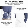 thumbnail image 5 of TG Black Utopia Kitchen 2-pack adjustable bib apron with 2 pockets, 5 of 5