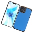 thumbnail image 5 of Apple iPhone 12, iPhone 12 PRO /6.1" Phone Case Protective Hybrid Anti-Drop Protection Shockproof Armor Dual Layers Frame Heavy Duty Rubber Rugged Blue Phone Cover foriPhone 12 /12 Pro, 5 of 7