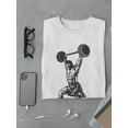 thumbnail image 3 of Strong Man Lifting Heavy Weights T-Shirt Men -Image by Shutterstock, Male XX-Large, 3 of 4