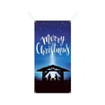 thumbnail image 2 of Santa Claus Full Coverage Door Cover - Waterproof Polyester Holiday Decoration Festive Front Door Decor Christmas Party Backdrop(A), 2 of 6