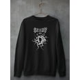 thumbnail image 3 of Scary Techno Style Sweatshirt Men -Image by Shutterstock, Male Large, 3 of 4
