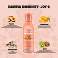 thumbnail image 2 of Karviva Organic Immunity Juice, Low-Sugar, Low-Calories, High Vitamin C & D, Peach Kiwi Mandarin Orange, 12 fl oz, 6 Pack, 2 of 8