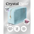 thumbnail image 2 of Bolsas de cosméticos Embla Clear, juego de 3 para mujer con cierre, 2 of 6