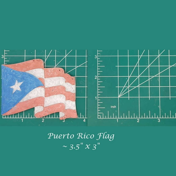 Puerto Rico Flag Silicone Freshie mold