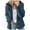 Blue, variant on Winter Jackets for Women Fashion 2026 Winter Coats 2026 Fashion Clothes Oversized Warm Casual Fuzzy Fleece Sherpa Zip Up Hoodies Plus Size Loose Long Sleeve Plush Tops Hooded Cardigan