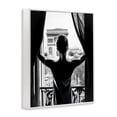 thumbnail image 3 of Stupell Industries Morning In Paris Silhouette White Framed Giclee Art design by Annabelle Hall, 20 x 16, 3 of 8