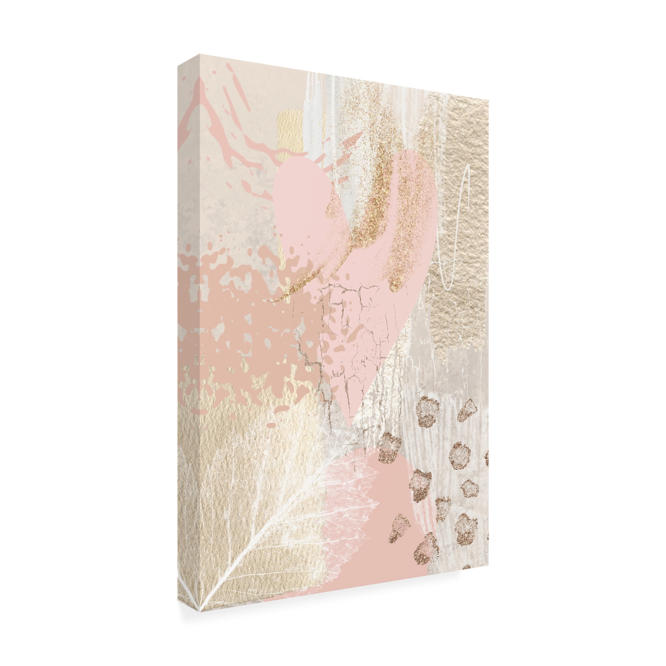 Trademark Fine Art Sally Ann Moss Morning Pink 1 Canvas Wall Art