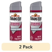 (2 pack) Tinactin Athlete's Foot Spray Antifungal Powder Spray, 4.6 oz Can