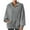 Gray, variant on Women's Plush Sweatshirts Solid Color Long Sleeve Lapel Zipper Pullover Tops Winter Warm Casual Comfort Blouse