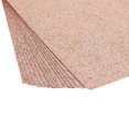 thumbnail image 2 of CraftyBook Glitter Cardstock Set - 15 Sheets of Rose Gold 12x12in Glitter Paper, 2 of 2