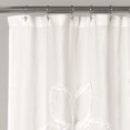 thumbnail image 2 of Cortina de ducha flor volante blanco 72x72 Lush Decor 16T002402, 2 of 2