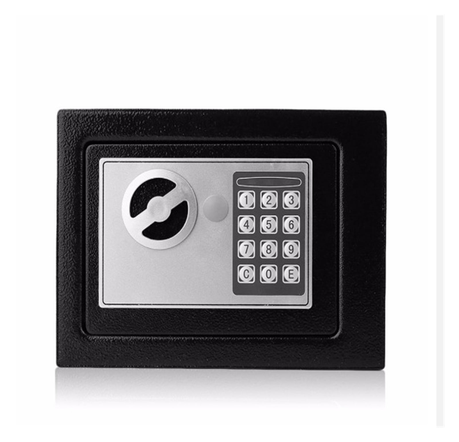 Safe Box Mini Steel Safes Money Bank Small Household Password Key Safety Security Box Keep Cash Jewelry Document Digital ,Easy Installation