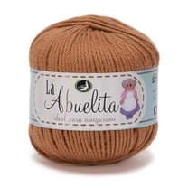 LA ABUELITA [50grs] by Omega - Ideal for Amigurumi 100% NON-Mercerized Cotton Yarn - Color: 05-Tabacco 25