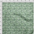 thumbnail image 4 of oneOone Rayon Green Fabric Asian Japanese Wave Craft Projects Decor Fabric Printed By The Yard 56 Inch Wide, 4 of 4