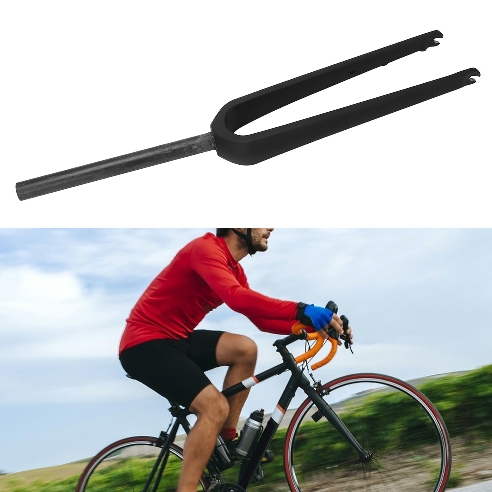 Fourche Rigide pour Vélo, Libération Rapide Fourche avant de Vélo