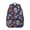 Skull and Rose, variant on Mushroom and Sun Gothic Pattern Backpack for School, Cute School Bag with Adjustable Shoulder Straps and Padded Back, 15.3"x11"x7.1"