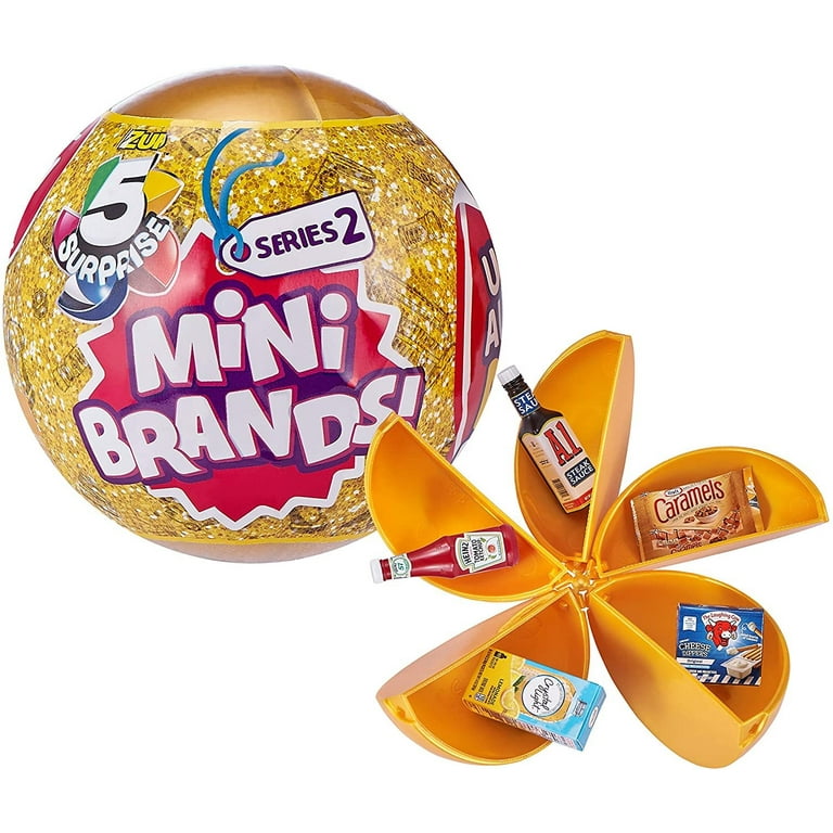 5 Surprise Mini Brands Mystery Capsule Real Miniature Brands