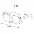 thumbnail image 2 of Women Men Glasses Irregular Glasses Frame TR Anti-Blue Light Eyeglass Frames, 2 of 3