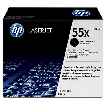 UPC: 0884420133704 | HP 55X (CE255X) Toner Cartridge  Black High Yield