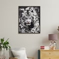 thumbnail image 4 of Paint by Numbers Kit for Adults, White Tiger Fierce Energy Splash Art Paint by Numbers, Easy Paint by Numbers Kit for Adults Beginner, DIY Adult Paint by Number Kits on Canvas, 12x16in Home Decor, 4 of 7