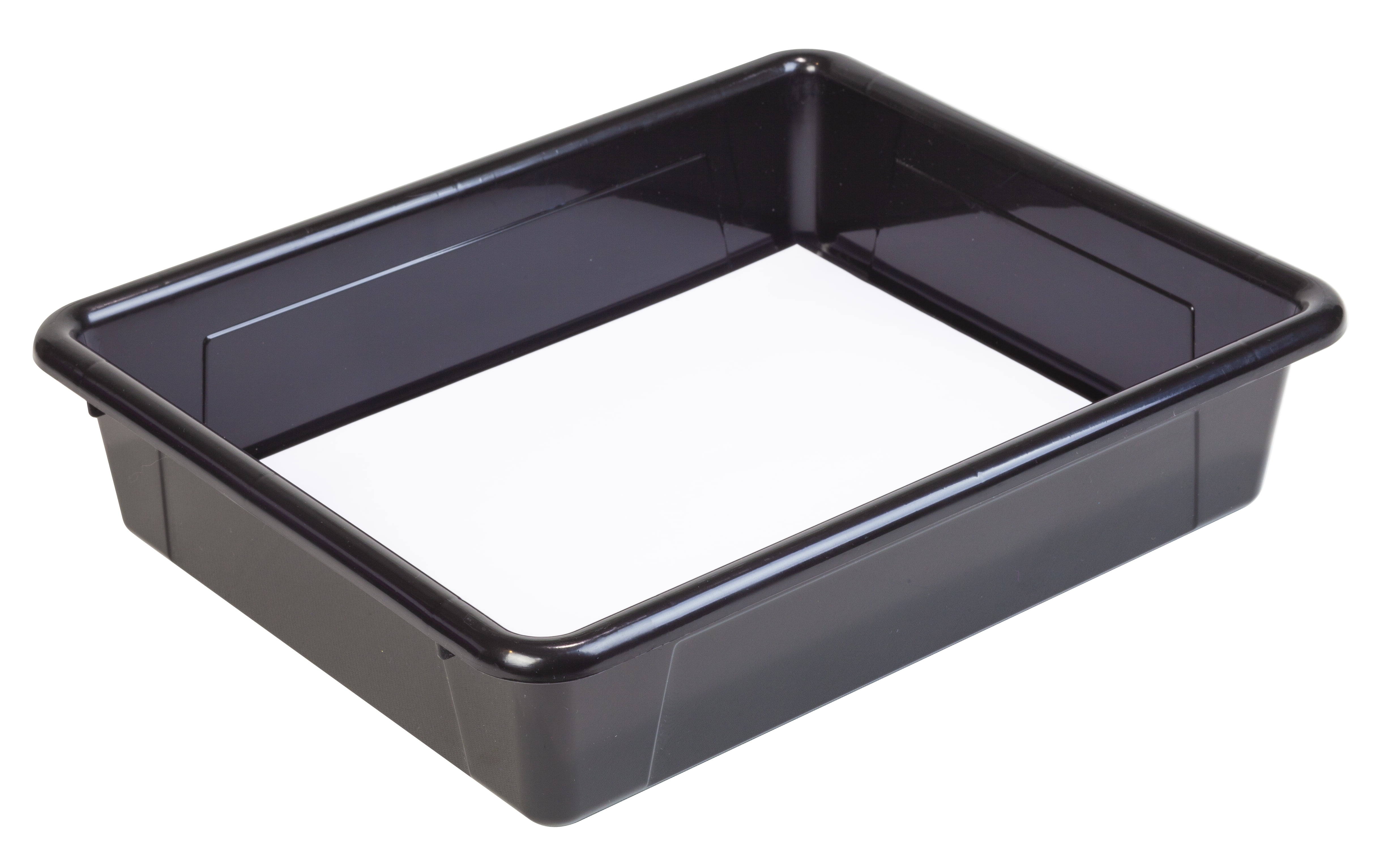 Pen+Gear Plastic Letter Tray, Letter Size Paper Sorter, Deep Black