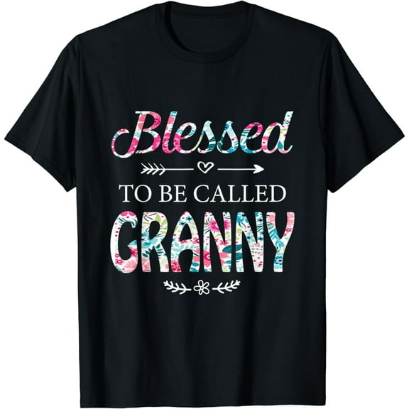 Womens Blessed To Be Called GRANNY Gift for GRANNY T-Shirt