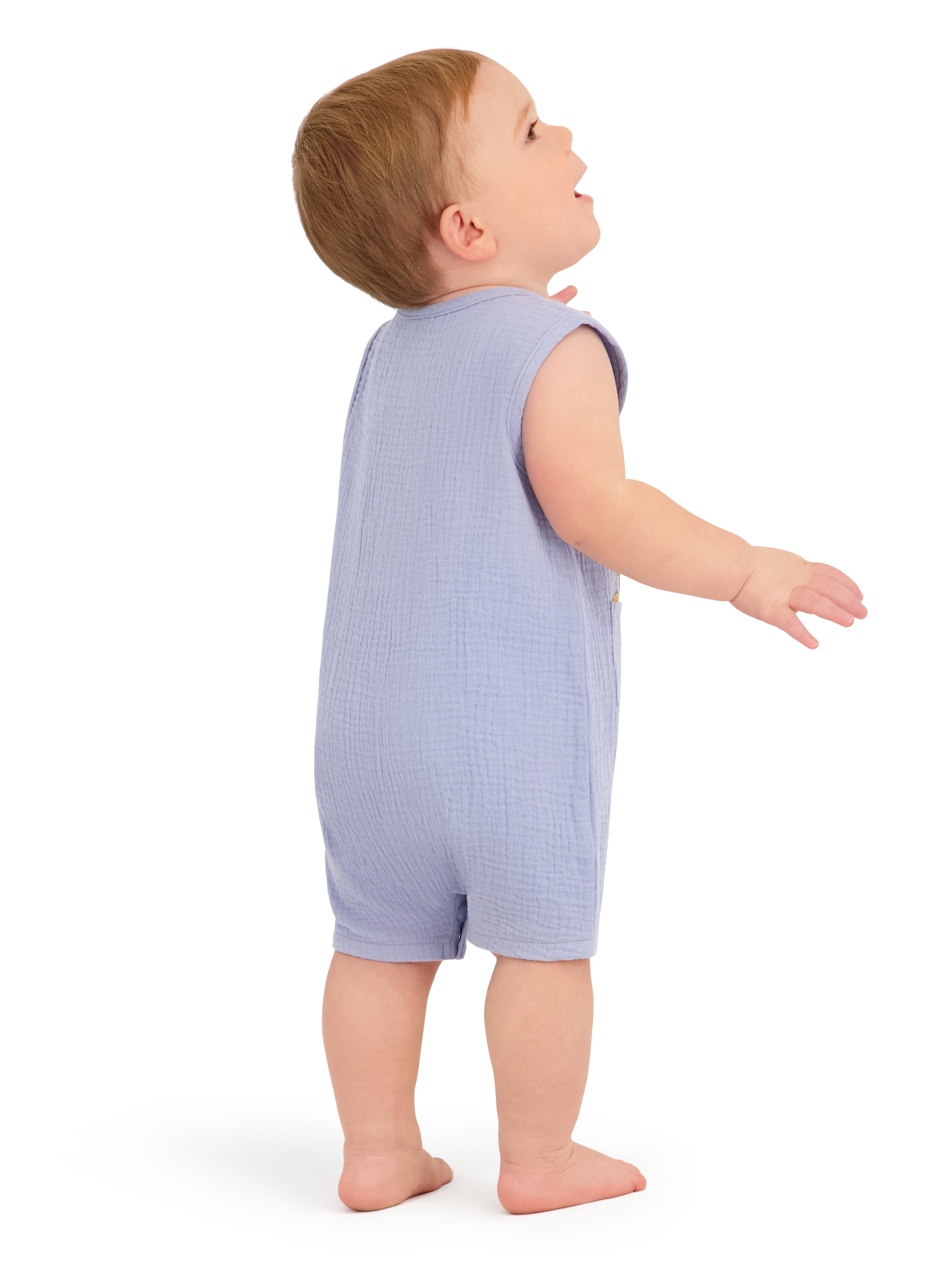 Mickey & Friends Baby Boy 2 Pack Rompers, Sizes 0/3 Months-24 Months