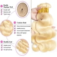 thumbnail image 3 of 613 Blonde Body Wave Brazilian Human Hair Bundles 1/3 Pcs Blonde Human Hair Bundles Virgin Remy Hair 613 Bundles Human Hair Extensions, 3 of 6
