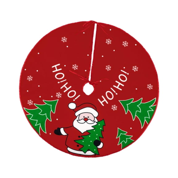 Falda para de Navidad, tapete para de Navidad, decoración navideña para interiores y exteriores, base para de Navidad, cubierta de B Papá Noel 90cm