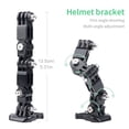 thumbnail image 5 of braveheart Waterproof Helmet Bracket Helmet Accessories with Buckle Professional Mount Curved Rubber Arm Base Support High Strength 1Set, 5 of 5