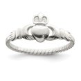 thumbnail image 1 of 925 Sterling Silver Claddagh Ring Celtic, 1 of 6