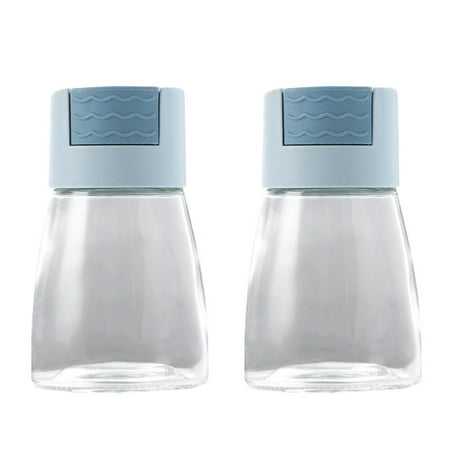 

Seasoning Jar Condiment Jars Condiment Pot Seasoning Pot Condiment Container2 Pcs Press Type Seasoning Jar Powder Storage Bottles Sprinkling Seasoning Bottles