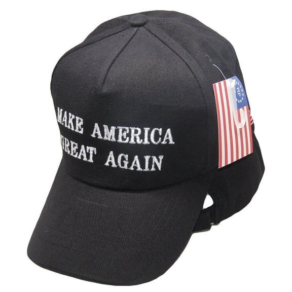 President Trump 2024 Make America Great Black USA American Embroidered Cap Hat