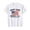White, variant on Men's USA 250 Years Patriotic T-Shirt American Flag Graphic Tee 1776-2026 USA Anniversary Shirt