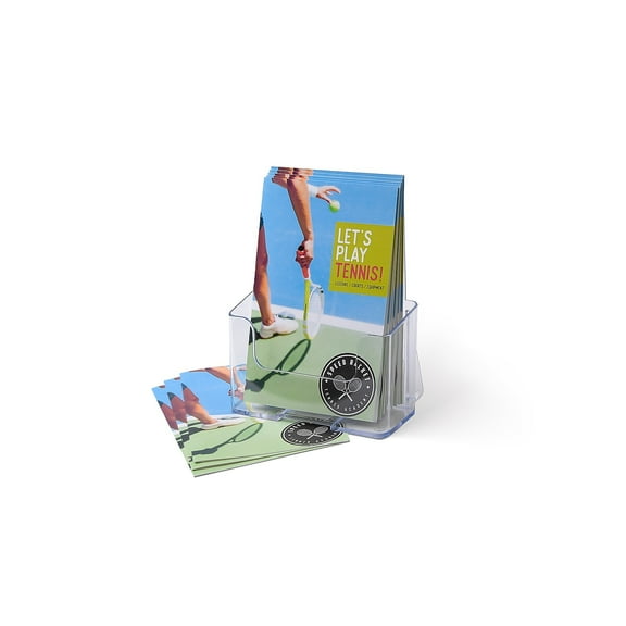 Staples Literature Holder 6.5" x 2.24" Clear Plastic (16647-CC) 913923