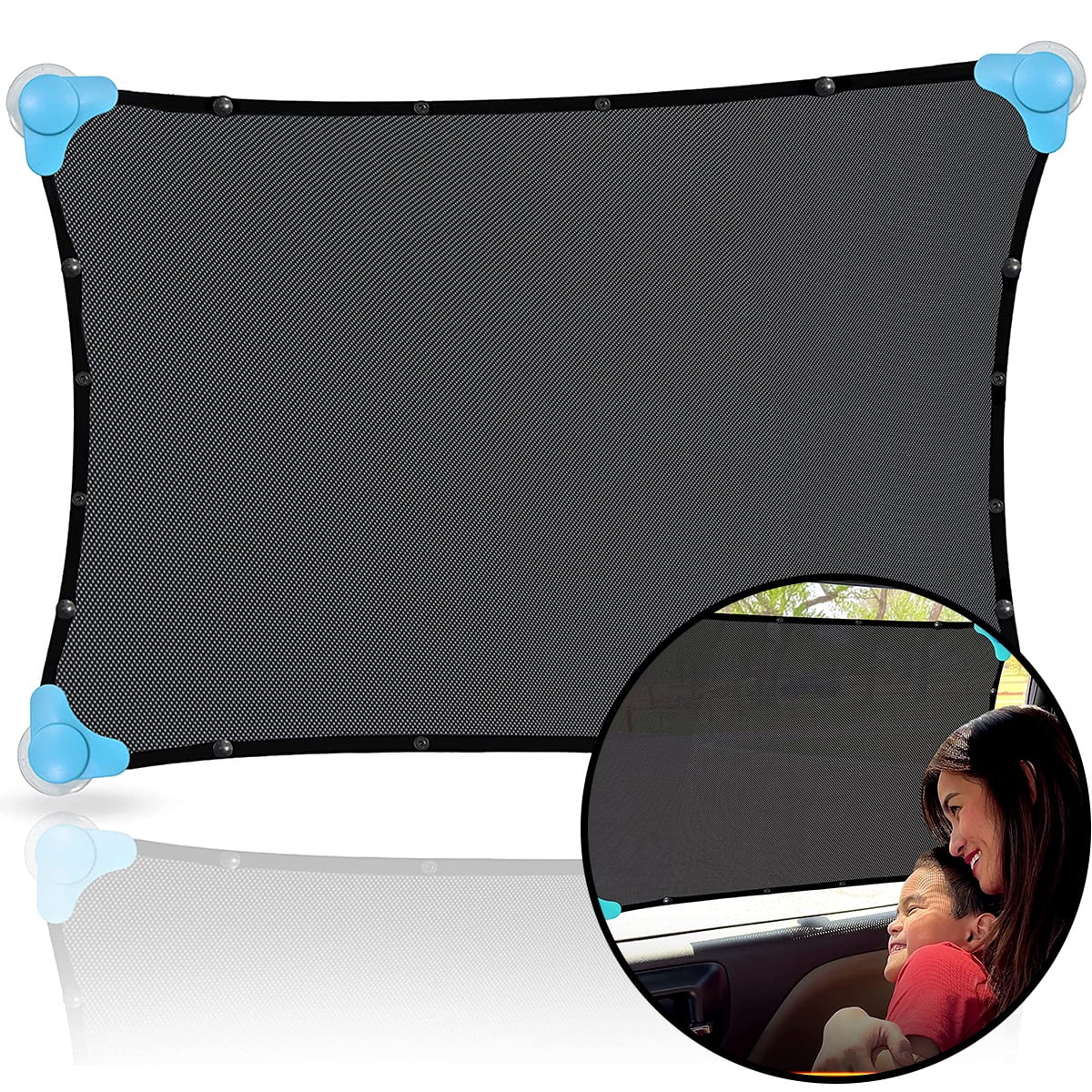 Egdank Stretchable Car Sun Shade 20 x 12" Sun Protection Car Window