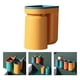 thumbnail image 1 of Soporte de Cepillo de Montado en La Pared con Taza de Gárgaras, Caja de Almacenamiento de Cepillo de de Drenaje de Agua le para Amarillo Macarena Porta cepillo de dientes, 1 of 8