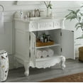 thumbnail image 4 of 33" Benton Collection Benson Antique White Traditional Bathroom Vanity with Mirror HF-021W-AW-BS-MIR, 4 of 6