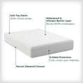 thumbnail image 3 of AllerEase Cotton Fresh Mattress Cover Protector, Queen- Zippered, 100% Cotton Top, Waterproof, 3 of 10
