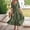 Army Green, variant on Kmdttou Women's Maxi Dresses Long Sleeve Casual Fashion Summer V-Neck Short Sleeve Button Drawstring Split Hem Solid Waist Dresses