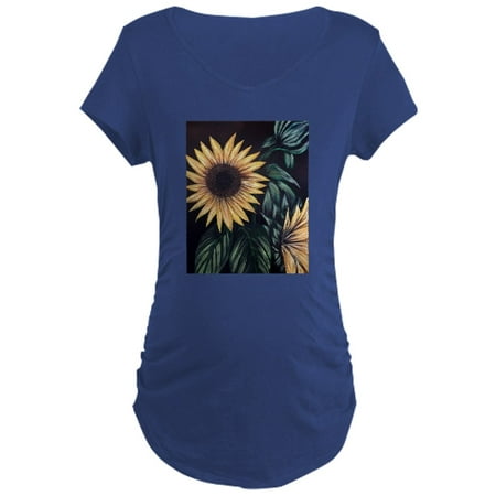 

CafePress - Sunflower Life Maternity T Shirt - Maternity Dark T-Shirt