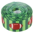 thumbnail image 2 of KAKOWELY 1 rollo de cinta de rugby, cinta deportiva, rollos de cinta de poliéster, cinta con patrón de pelota para envolver regalos DIY, 2 of 5