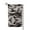 Square, variant on Camouflage Gray Garden Flag Vertical Double Sided Yard Outdoor Decoration 12.5 x 18 Inch Fillet
