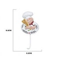 thumbnail image 2 of Resin 3D Italy Chef Adhesive Decorative Hooks Wall Mount CartoonTowel Storage Hook for Home Kitchen Restaurant-#5, 2 of 3