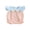 Pink, variant on Rovasas Baby Girl Romper Flying Sleeve Round Neck Pumpkin Embroidery Jumpsuit