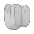 Mainstays Dual Popup Mesh Laundry Hamper for Teen, Adult, or Child