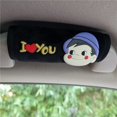 thumbnail image 1 of Protector De Reposabrazos De Techo De Coche Creativo Lindo Cubierta Protectora De Dibujos Animados Manija Interior Guantes De Tracción, 1 of 4