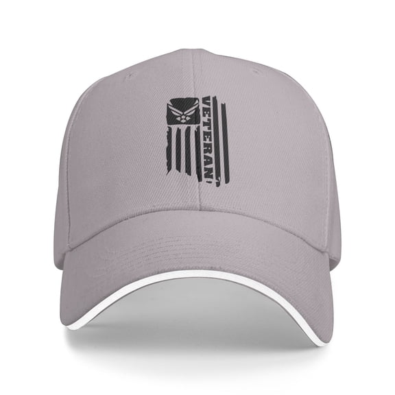 Air Force Veteran Flag Unisex Sandwich Cap Classic Baseball Capunisex Adjustable Casquette Dad Hat